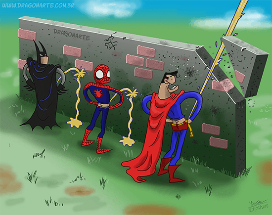 Komik Strip Superhero Lucu 18