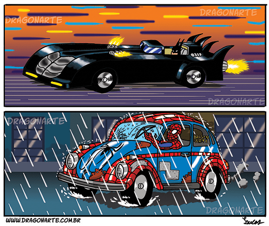 Komik Strip Superhero Lucu 5
