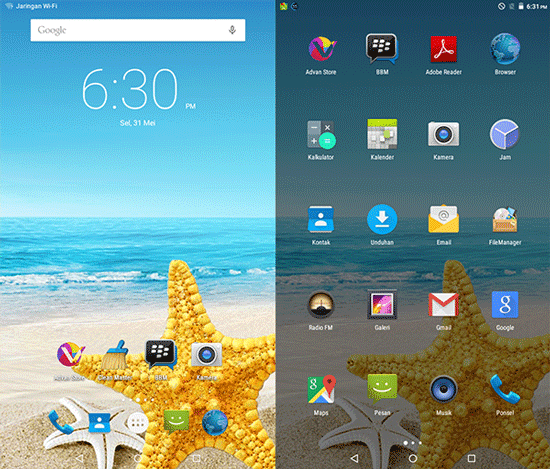 Review Advan Vandroid I7 4g 8