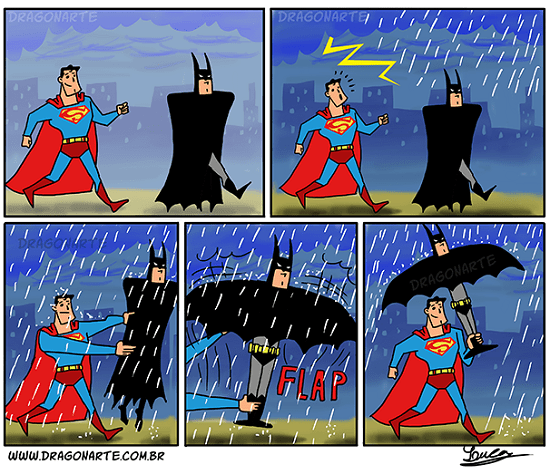 Komik Strip Superhero Lucu 7