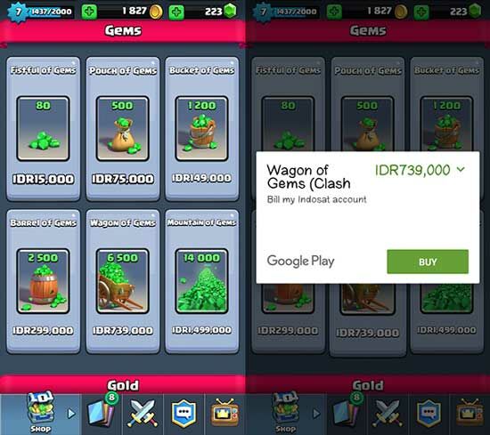 Gems Clash Royale 3