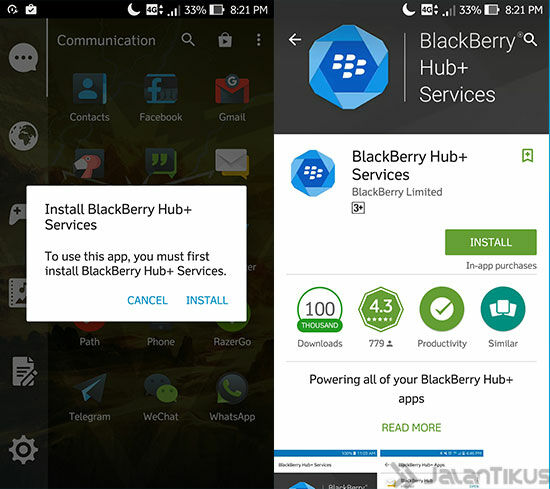 Blackberry Hub Android 6