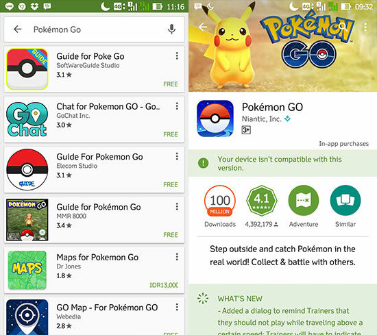 Solusi Tidak Bisa Download Pokemon Go Di Play Store Jalantikus