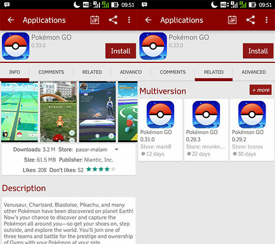 Tidak Bisa Download Pokemon Go