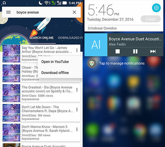 play youtube di background android