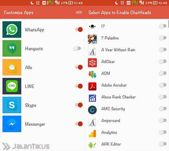 Cara Mengaktifkan Chat Heads Di Semua Aplikasi 3