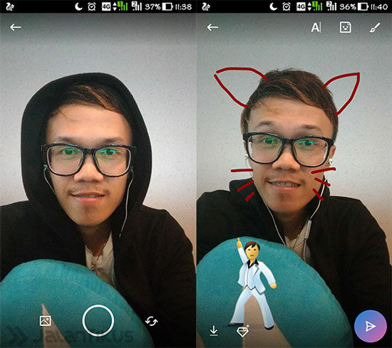 Fitur Story Di Skype 2
