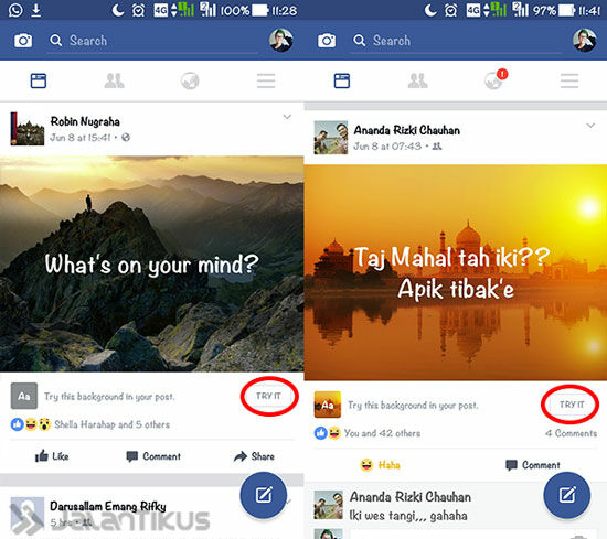 Cara Membuat Status Foto Di Facebook 2