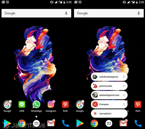 Cara Coba Fitur Android Oreo Notification Dot 3