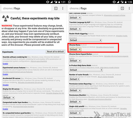 Cara Hack Address Bar Google Chrome Android 2