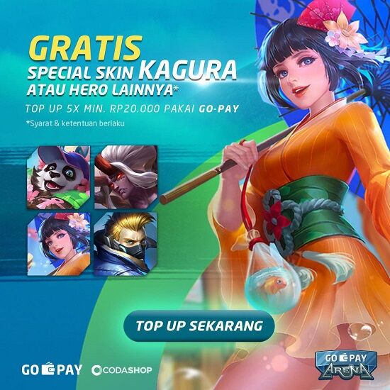 Skin Mobile Legends Gratis Gopay Promo 26576