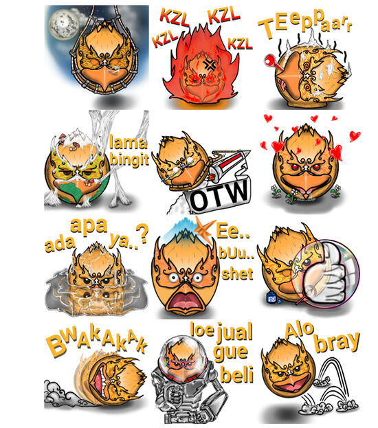 Bbm Stickermatch 1