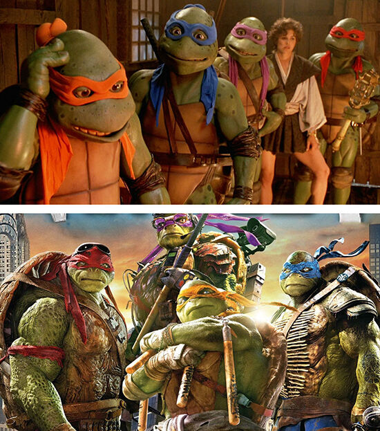 Superhero Dulu Vs Sekarang Teenage Mutant Ninja Turtles
