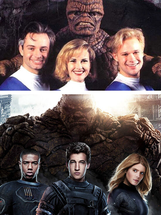 Superhero Dulu Vs Sekarang Fantastic Four