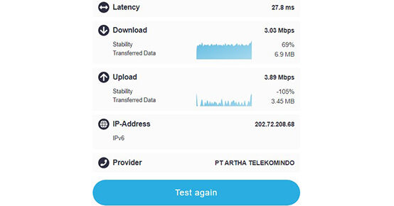 Cara Mengecek Kecepatan Internet Speedcheck Org Hasil A67ab