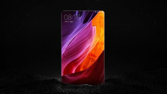 The new android smartphone Xiaomi mi mix