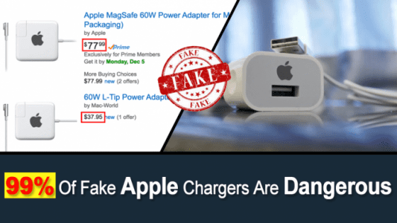 charger palsu apple berbahaya