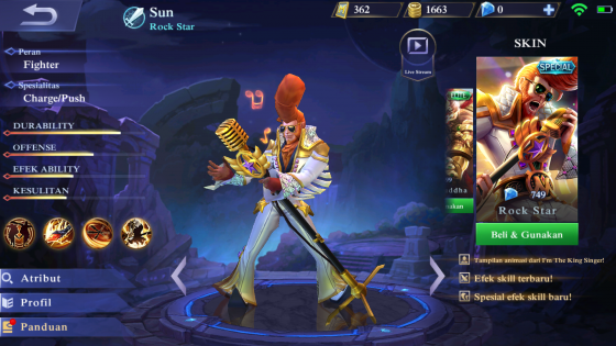 7 skin ML  yang mirip kartoon sakieubuktosna