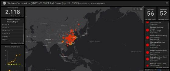 Peta Online Penyebaran Virus Corona Custom 77073