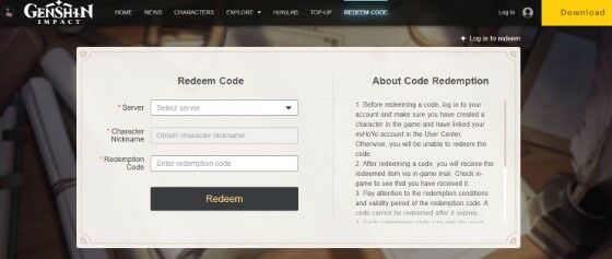 Cara Mendapatkan Kode Redeem Genshin Impact Ce3c4
