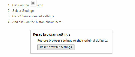 Chrome Settings