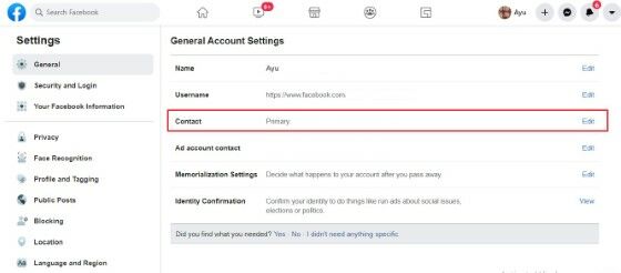Cara Mengganti Email Facebook Di Hp 360a3