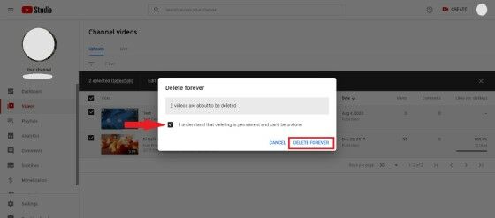 Hapus Video Di Youtube Sekaligus 16e45