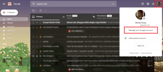 Cara Mengganti Foto Profil Email 260a6