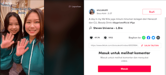 11 Konten Video TikTok Sisca Kohl yang Kocak | Jalantikus