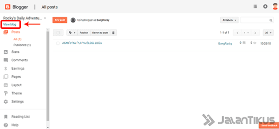 cara-membuat-posting-published