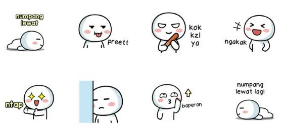 7 Stiker Line Lucu Dan Kocak Bikin Chat Seru Jalantikus