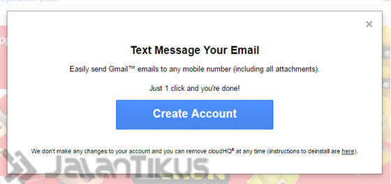Buat Akun Untuk Mengirim Sms Lewat Email