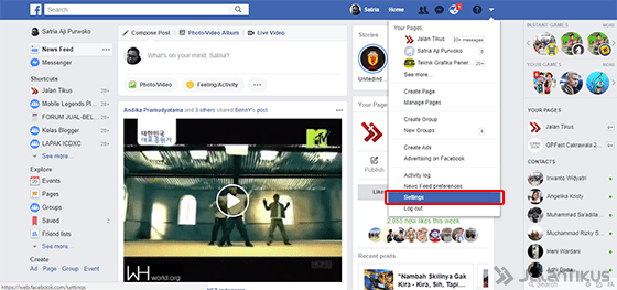 Cara Logout Facebook 1