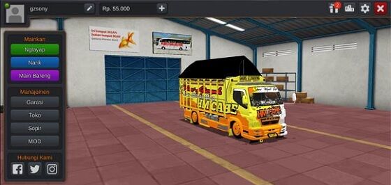 Mod Bussid Truck Canter 2 25dec