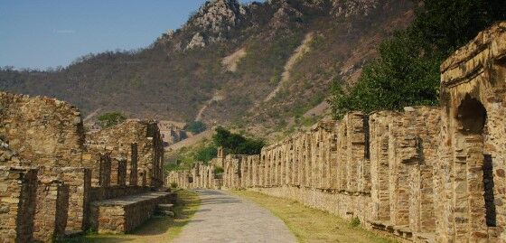 Market Ruins Bhangarh Fort Jaipur Rajasthan 83791