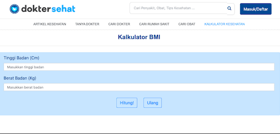 Cek Bmi A53e2