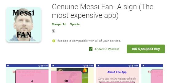 Genuine Messi Fan A Sign A092a