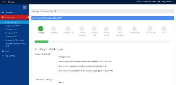 Cara Mengisi Formulir Npwp Online C1bd4