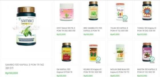 Produk Borobudur Herbal D8141