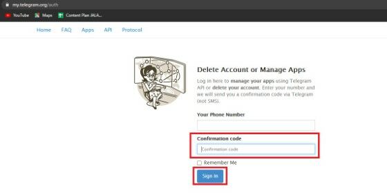 Cara Menonaktifkan Telegram Sementara A282b