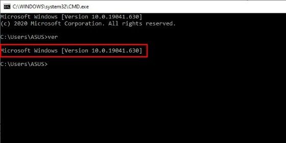 Mengecek Versi Windows 10 89adb