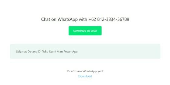 Cara Membuat Link Whatsapp Pesan Otomatis 53531