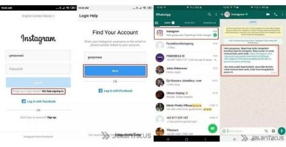 Cara ngehack akun instagram