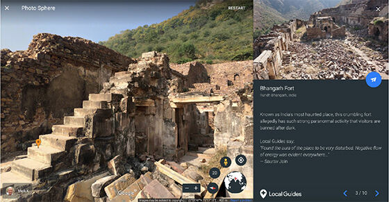 Bhangart Fort Tempat Berhantu Google Earth