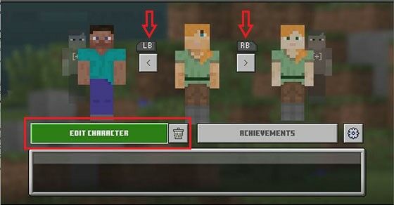 Minecraft Character Select Edited A0b14