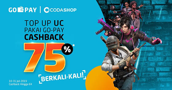 Gopay Codashop Promo Cashback 45673