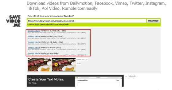 Cara Download Video Di Dailymotion Di Savevideo 80c8f