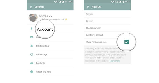 Cara Menghentikan Whatsapp Dan Facebook Berbagi Data