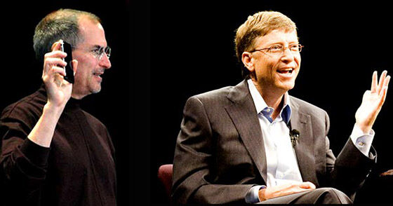 Bill Gates Vs Steve Jobs 2