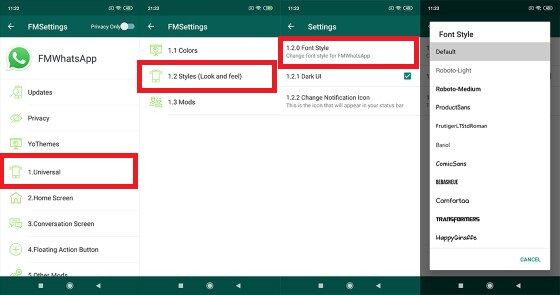 Download FMWhatsApp Font B77b3